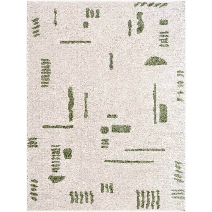 Livabliss Fossay Shag Light Beige FSG-2302 6 ft. 7 in. X 9 ft. Rect. Rug