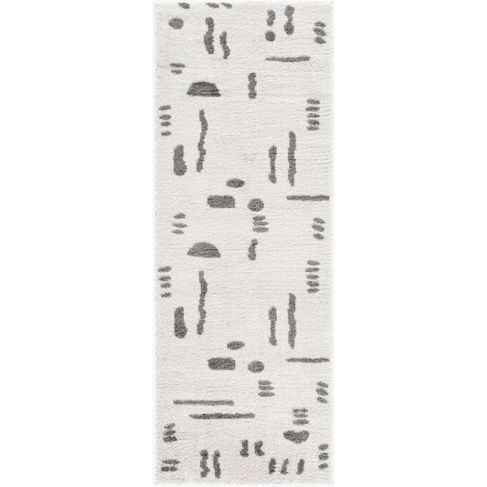 Livabliss Fossay Shag Light Beige FSG-2303 2 ft. 7 in. X 7 ft. 3 in. Rect. Rug