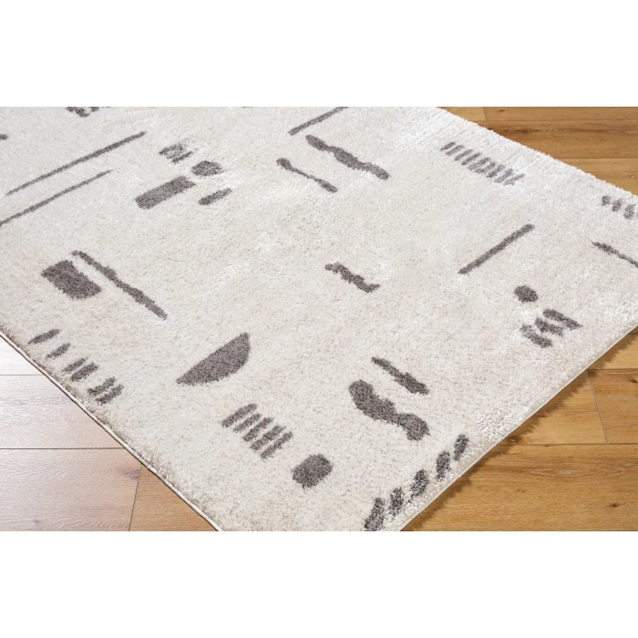 Livabliss Fossay Shag Light Beige FSG-2303 7 ft. 10 in. X 10 ft. Rect. Rug