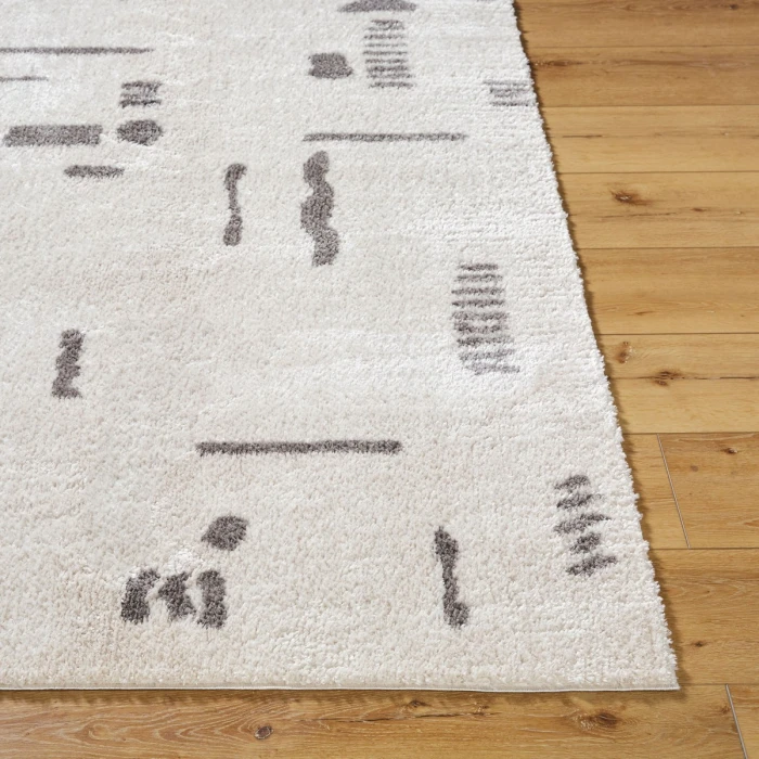 Livabliss Fossay Shag Light Beige FSG-2303 7 ft. 10 in. X 10 ft. Rect. Rug