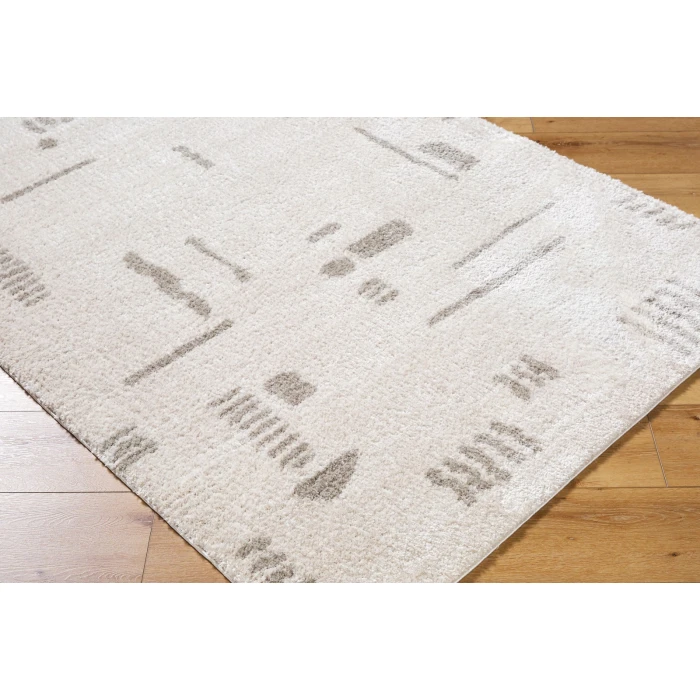 Livabliss Fossay Shag Light Beige FSG-2304 7 ft. 10 in. X 10 ft. Rect. Rug