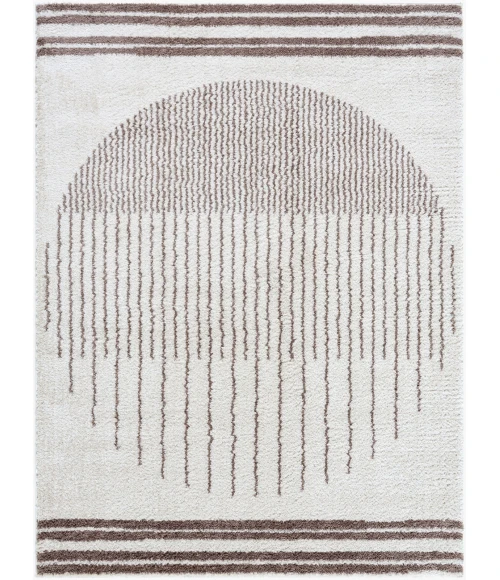 Livabliss Fossay Shag Light Beige FSG-2305 5 ft. 3 in. X 7 ft. Rect. Rug