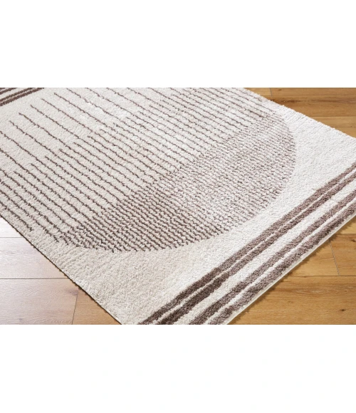 Livabliss Fossay Shag Light Beige FSG-2305 5 ft. 3 in. X 7 ft. Rect. Rug