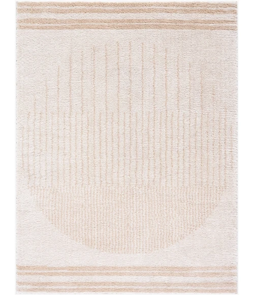 Livabliss Fossay Shag Light Beige FSG-2306 2 ft. X 2 ft. 11 in. Rect. Rug