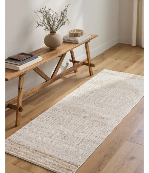 Livabliss Fossay Shag Light Beige FSG-2306 2 ft. X 2 ft. 11 in. Rect. Rug