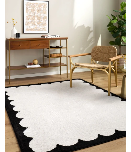 Livabliss Fossay Shag Cream FSG-2342 5 ft. 3 in. X 7 ft. Rect. Rug