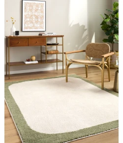 Livabliss Fossay Shag Cream FSG-2344 5 ft. 3 in. X 7 ft. Rect. Rug