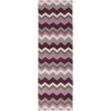 Surya Frontier FT268 Dark Purple Mauve Area Rug 2 ft. 6 in. X 8 ft. Runner