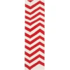 Surya Frontier FT274 Bright Orange White Area Rug 2 ft. 6 in. X 8 ft. Runner