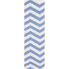 Surya Frontier FT275 White Bright Blue Area Rug 2 ft. 6 in. X 8 ft. Runner