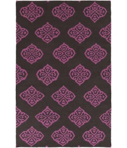Surya Frontier FT365 Fuschia Dark Brown Area Rug 2 ft. 6 in. X 8 ft. Runner