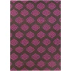 Surya Frontier FT365 Fuschia Dark Brown Area Rug 8 ft. X 11 ft. Rectangle