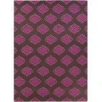 Surya Frontier FT365 Fuschia Dark Brown Area Rug 8 ft. X 11 ft. Rectangle