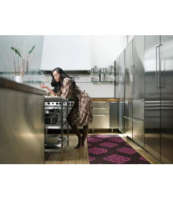 Surya Frontier FT365 Fuschia Dark Brown Area Rug 2 ft. 6 in. X 8 ft. Runner