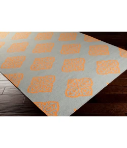 Surya Frontier FT372 Bright Orange Ivory Area Rug 9 ft. X 13 ft. Rectangle