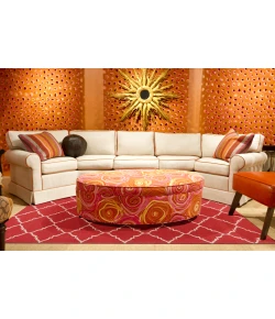 Surya Frontier FT41 Bright Red Ivory Area Rug 8 ft. X 11 ft. Rectangle