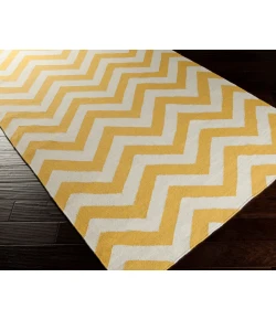 Surya Frontier FT453 Mustard Ivory Area Rug 2 ft. X 3 ft. Rectangle