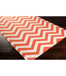 Surya Frontier FT456 Burnt Orange Cream Area Rug 5 ft. X 8 ft. Rectangle