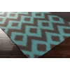 Surya Frontier FT514 Teal Dark Brown Area Rug 9 ft. X 13 ft. Rectangle