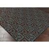 Surya Frontier FT526 Dark Brown Teal Area Rug 2 ft. X 3 ft. Rectangle