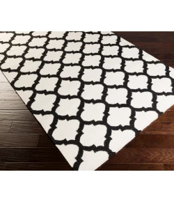 Surya Frontier FT546 Ivory Black Area Rug 8 ft. X 11 ft. Rectangle