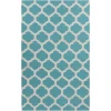 Surya Frontier FT561 Aqua Ivory Area Rug 2 ft. X 3 ft. Rectangle