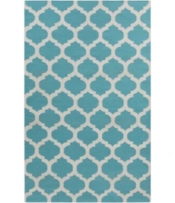 Surya Frontier FT561 Aqua Ivory Area Rug 2 ft. X 3 ft. Rectangle