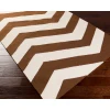 Surya Frontier FT588 Dark Brown Beige Area Rug 2 ft. 6 in. X 8 ft. Runner