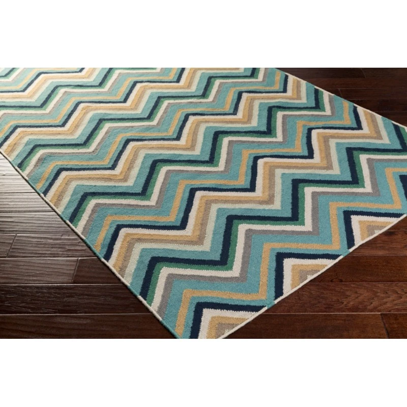 Surya Frontier Blue FT-595 3ft.6in. x 5ft.6in. Rect. Rug