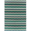 Surya Frontier FT603 Dark Green Bright Blue Area Rug 8 ft. X 11 ft. Rectangle