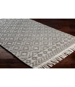Surya Farmhouse Tassels Black FTS-2302 2 ft. 6 in. X 8 ft. Rect. Rug