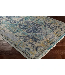 Surya Festival FVL1001 Navy Teal Area Rug 9 ft. X 13 ft. Rectangle