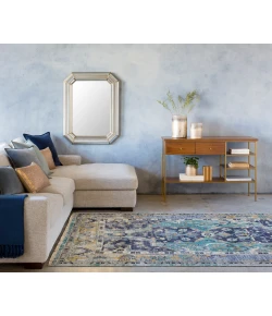 Surya Festival FVL1001 Denim Ink Blue Area Rug 12 ft. X 15 ft. Rectangle