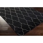 Surya Gates GAT1014 Black Beige Area Rug 5 ft. X 8 ft. Rectangle