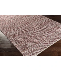 Surya Gideon GDE4003 Aqua Burgundy Area Rug 8 ft. X 10 ft. Rectangle