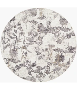 Livabliss Gakko Cream GKK-2301 5 ft. 3 in. X 5 ft. 3 in. Round Rug