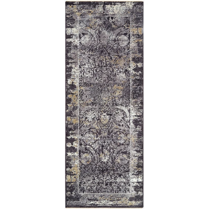 Livabliss Gakko Black GKK-2303 2 ft. 7 in. X 10 ft. Rect. Rug
