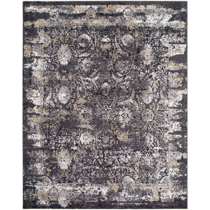 Livabliss Gakko Black GKK-2303 2 ft. X 2 ft. 11 in. Rect. Rug