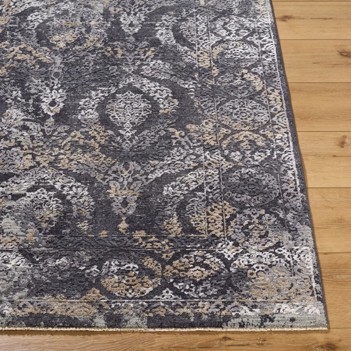 Livabliss Gakko Black GKK-2304 2 ft. 7 in. X 10 ft. Rect. Rug