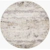 Livabliss Gakko Ivory GKK-2306 6 ft. 7 in. X 6 ft. 7 in. Round Rug
