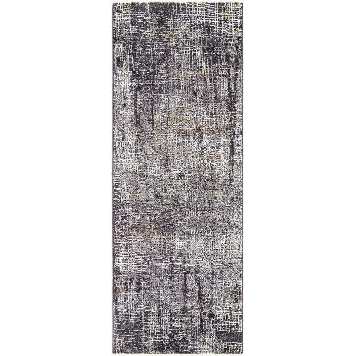 Livabliss Gakko Black GKK-2307 2 ft. 7 in. X 7 ft. 3 in. Rect. Rug