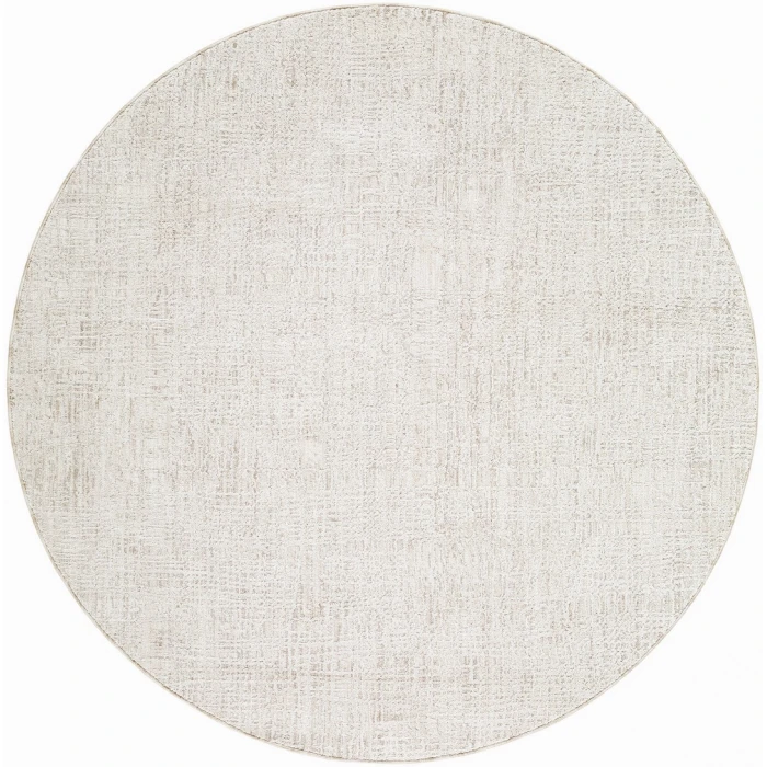 Livabliss Gakko Charcoal GKK-2308 6 ft. 7 in. X 6 ft. 7 in. Round Rug