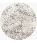 Livabliss Gakko Cream GKK-2309 5 ft. 3 in. X 5 ft. 3 in. Round Rug