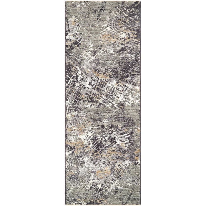 Livabliss Gakko Medium Gray GKK-2310 2 ft. 7 in. X 7 ft. 3 in. Rect. Rug