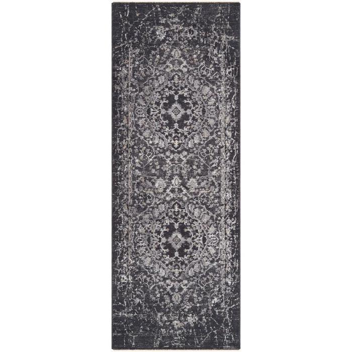 Livabliss Gakko Black GKK-2311 2 ft. 7 in. X 7 ft. 3 in. Rect. Rug