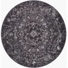 Livabliss Gakko Black GKK-2311 7 ft. 10 in. X 7 ft. 10 in. Round Rug