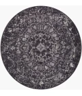 Livabliss Gakko Black GKK-2311 5 ft. 3 in. X 5 ft. 3 in. Round Rug