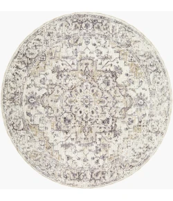 Livabliss Gakko Cream GKK-2314 5 ft. 3 in. X 5 ft. 3 in. Round Rug