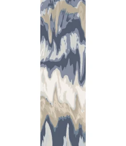 Surya Gemini GMN4021 Beige Denim Area Rug 3 ft. X 12 ft. Runner