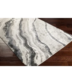 Surya Gemini GMN4034 Charcoal Medium Gray Area Rug 6 ft. X 9 ft. Rectangle